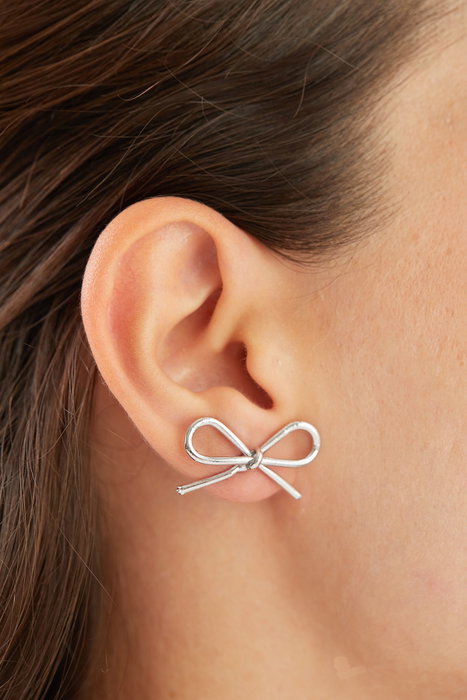 Heliophilia Silver Pendientes de Metal Plateado Heliophilia Silver Pendientes de Metal Plateado